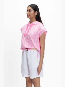 TERRA LUNA - Sadet Pink Hand Block Printed Sweatshirt