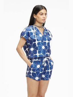 TERRA LUNA - Riobo Blue Khadi Sweatshirt