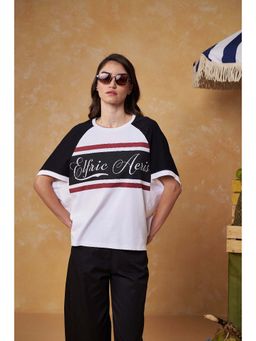 Muvazo - Aeris White Raglan T-shirt