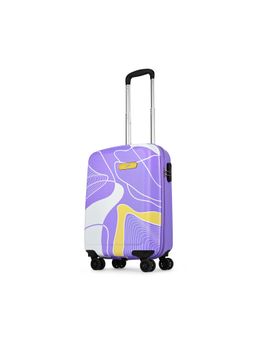 Skybags - Purple Printed Polypropylene Trolley Bag