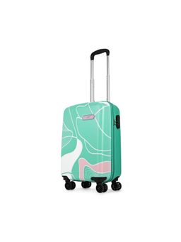 Skybags - Green Printed Polypropylene Trolley Bag