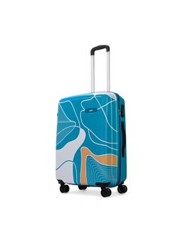 Skybags - Blue Printed Polypropylene Trolley Bag