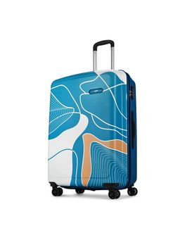 Skybags - Blue Printed Polypropylene Trolley Bag