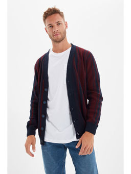 Trendyol - Man Maroon Sweater