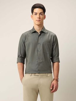 Arrow - Men's Liberty Classic Fit Ceremony Shirt-Green