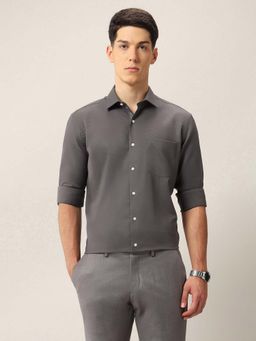 Arrow - Men's Liberty Classic Fit Ceremony Shirt-Grey
