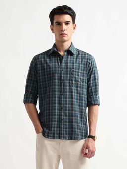 Arrow Sports - Men's Slim Fit Dobby Shirt-Green