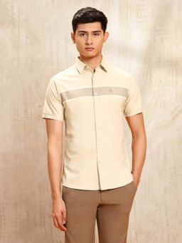 U.S. POLO ASSN. - Men's Oxford Tailored Fit Shirt-Beige