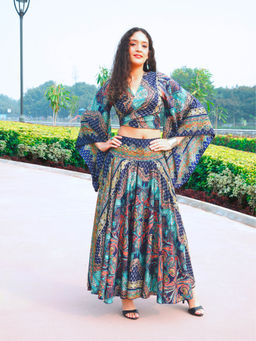 BOHOLYFE - Twilight Charm Golden Paisley Co-Ord Set