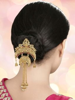 OOMPH - Women Multi-Color Ethnic Hair Bun Pin