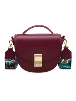 Gioia - Bold Crossbody-Maroon