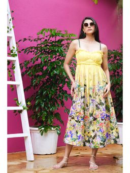 French Theory - Yellow Vibrant Dress