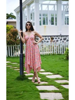 French Theory - Pink Floral Print Dress