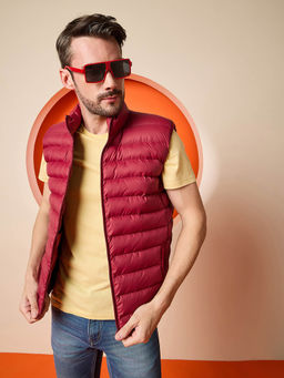 Club York - Dark Maroon Solid Jacket