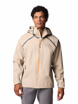 Columbia - Men Beige Outdry Extreme Reign No Shine Rain Jacket
