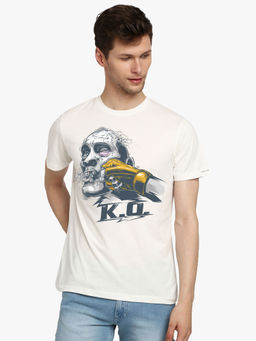 THREADCURRY - K.o Creative Graphic Printed T-shirt For Men