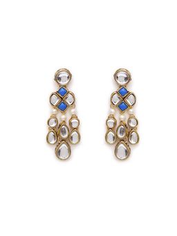 BeAbhika - Droopy Kundan Earrings