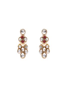 BeAbhika - Droopy Kundan Earrings