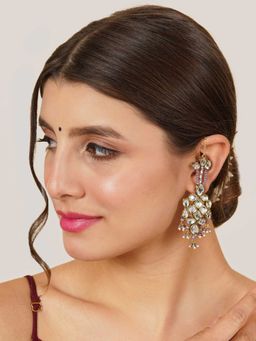 BeAbhika - Majestic Kundan Earrings