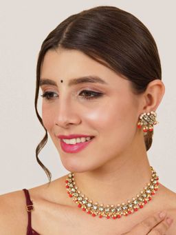BeAbhika - Maharani Haar Necklace with Earrings
