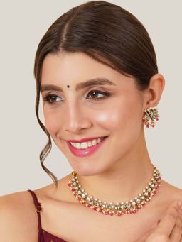 BeAbhika - Maharani Haar Necklace with Earrings