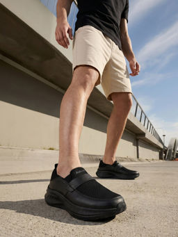 AVANT - Men's AeroShift Slip-On Walking Shoes - Black