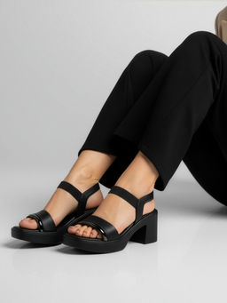 CHINRAAG - Women's Platform Block Heel Sandals