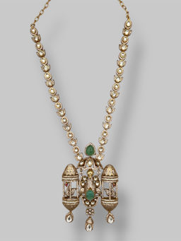 Beryachi - Aavya Kundan Long Necklace Set