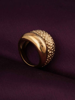 Palmonas - Hammered Dome Ring For Womens