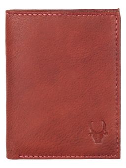 WILDHORN - Maroon Top Grain Portrait Leather Unisex Wallet