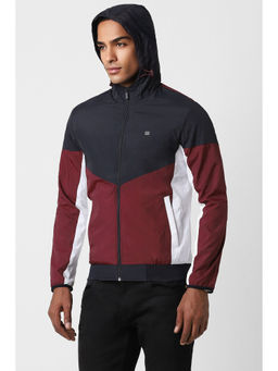Peter England - Men Maroon Casual Jacket