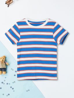 max - Boys Multi-Colour Pure Cotton Half Sleeves T-shirt
