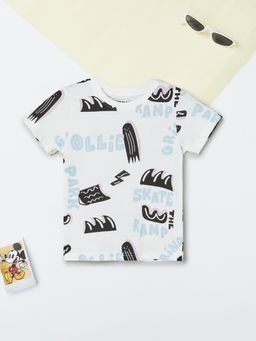 max - Boys Multi-Colour Pure Cotton Half Sleeves T-shirt