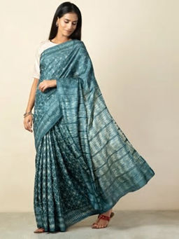 Fabindia - Silk Tie And Dye Sari