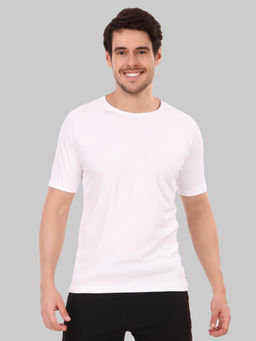 Vector X - White Polyester Regular Fit Sports T-shirt For Men