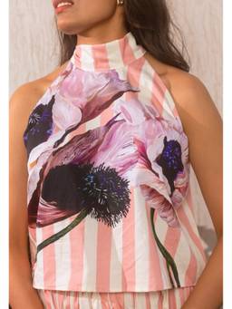 Beyond Tara - Pink Amalfi Floral Printed Top