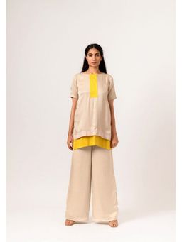 NEORA BY NEHAL CHOPRA - Women Yellow Top
