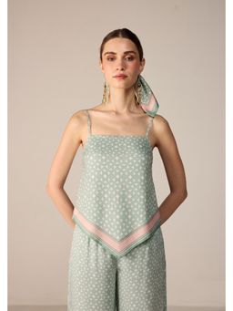 Calling June - Yuna Green Top