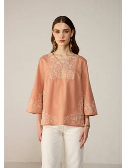 Calling June - Emma Peach Top