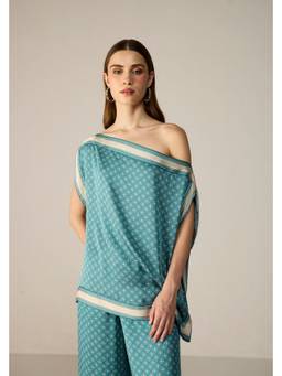 Calling June - Freya Blue Top