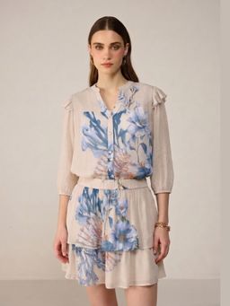 Calling June - Camille Beige Top