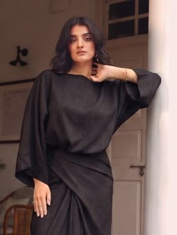 The Good Rebel - Black Althea Loose Fit Top