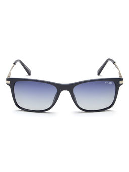 IRUS - Men UV Protected Full Rim Black Frame Blue Lens Sunglasses - IRS1125C3PSG (54)