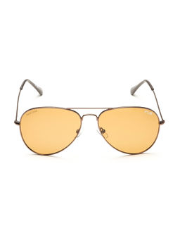 IRUS - Men UV Protected Full Rim Brown Frame Brown Lens Sunglasses - IRS1131C8PSG (58)