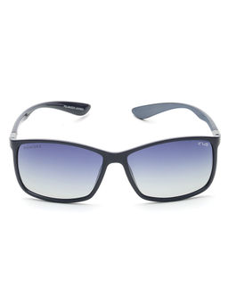 IRUS - Men UV Protected Full Rim Blue Frame Blue Lens Sunglasses - IRS1164C3PSG (58)