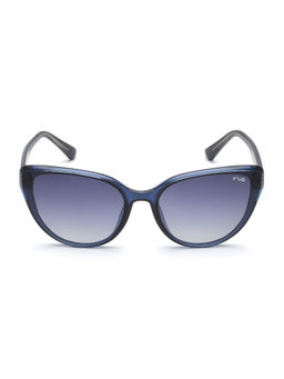 IRUS - Women UV Protected Full Rim Blue Frame Blue Lens Sunglasses - IRS1245C6SG (62)