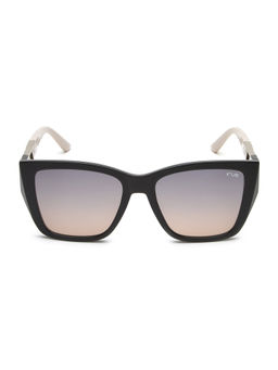 IRUS - Women UV Protected Full Rim Black Frame Pink Lens Sunglasses - IRS1247C1SG (54)