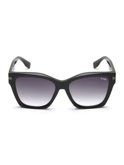 IRUS - Women UV Protected Full Rim Black Frame Grey Lens Sunglasses - IRS1249C1SG (54)