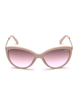 IRUS - Women UV Protected Full Rim Beige Frame Pink Lens Sunglasses - IRS1251C4SG (58)