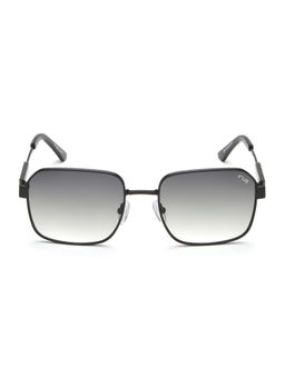 IRUS - Men UV Protected Full Rim Black Frame Grey Lens Sunglasses - IRS1258C1SG (56)